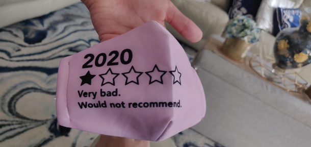 My nieces mask is pretty funny