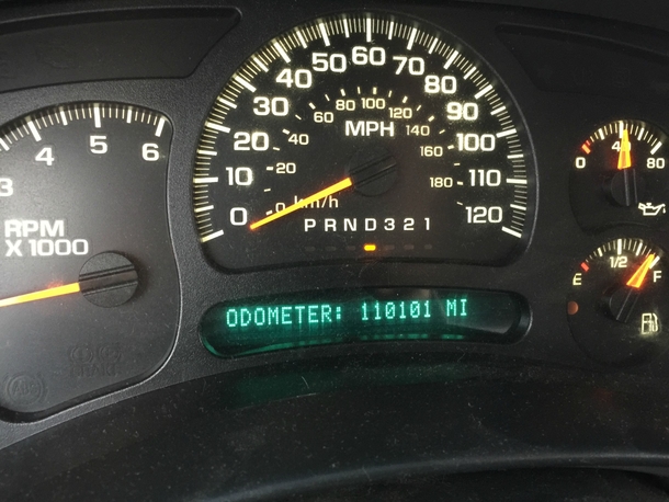 My nine year old truck only has fifty-three miles on it