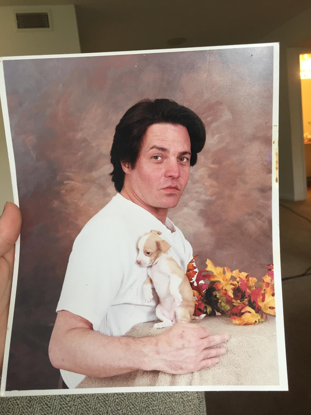 My parents have a habit of digging decent condition furniture from dumpsters The gave me a coffee table they found and inside of a folder in the table I found this and several medical bills and mortgage papers