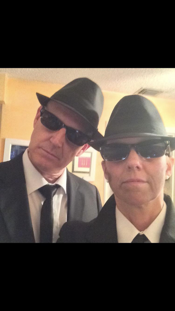 My parents want to get in on couples costumes for an upcoming Halloween party They chose the blues brothers