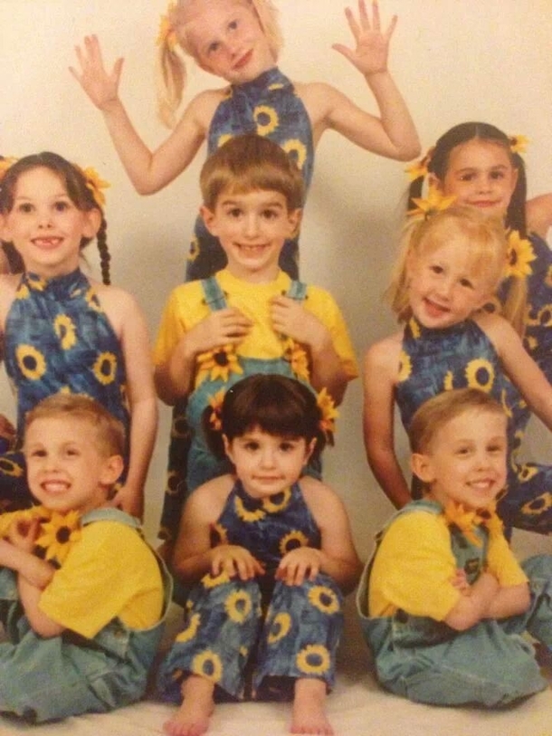 My parents were worried that I couldnt clap along to music so they enrolled me in a hip-hop dance class Im in the middle