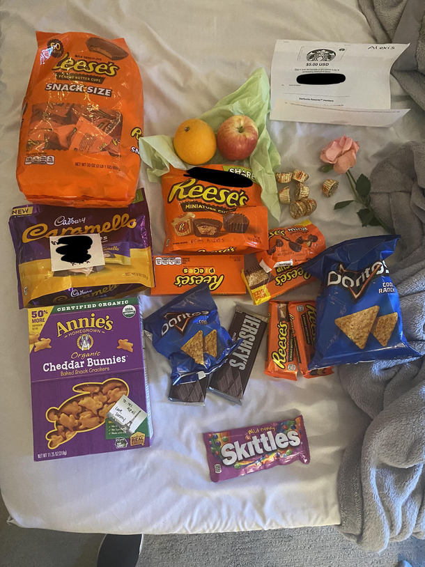 My partner is a preschool teacher This week is teacher appreciation week This was her haul just today