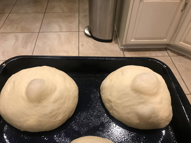 My pizza dough has a mind of its own