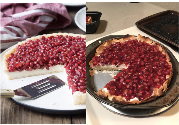My Pomegranate Cream Tart