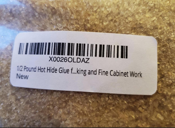 My pops bought some hide glue