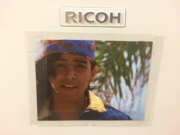 My printer at work needed a little something