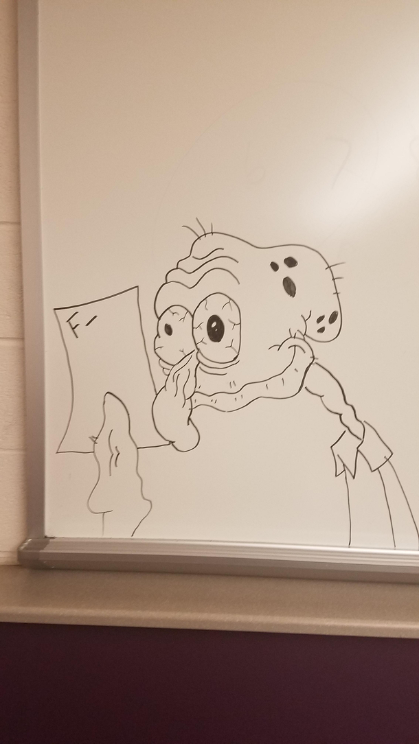 My Professor Drew This to Intimidate Us