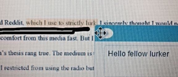 My professor left me a dank comment