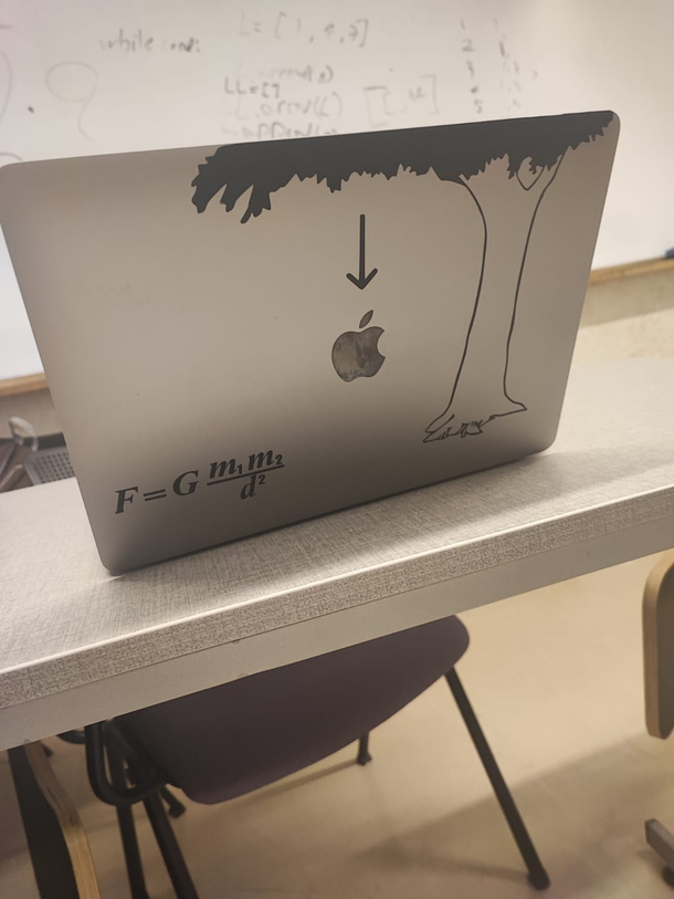 My professors MacBook