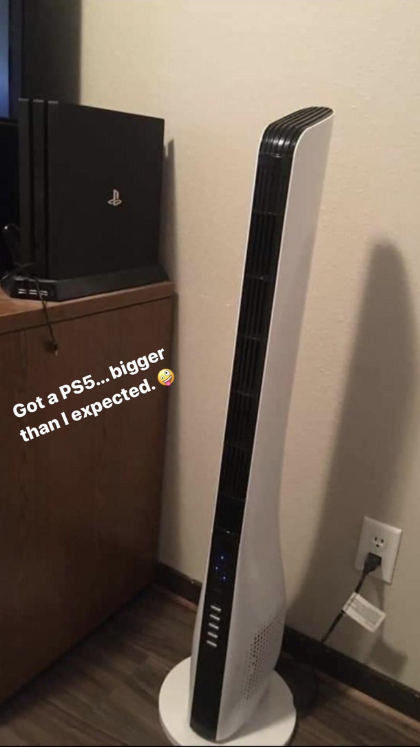 My PS is bigger than anticipated