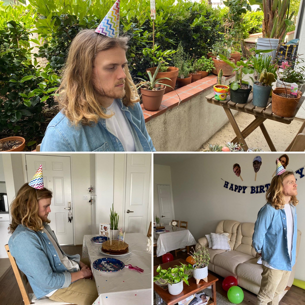 My quarantine birthday is going well