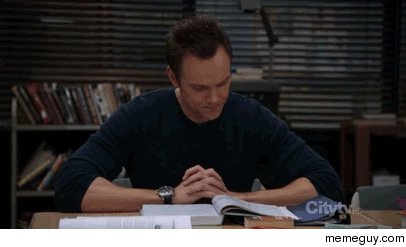 My reaction to upcoming midterm week