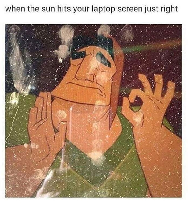 My reminder to clean my screen
