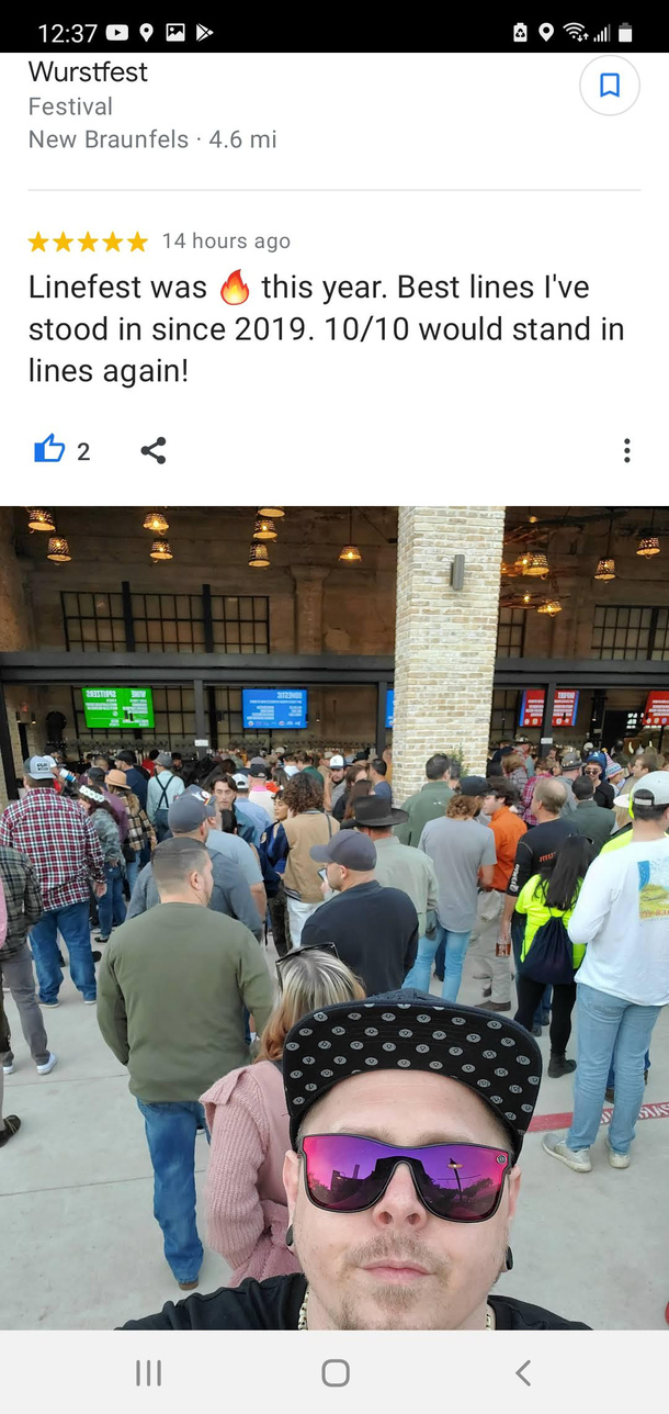 My review for Wurstfest 