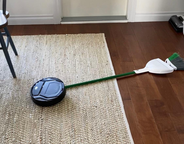 My robot vacuum tried to take out the competition today
