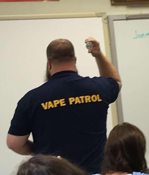 My school is taking the vaping problem a bit too seriously