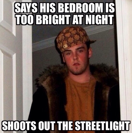 My scumbag neighbor Buy some curtains asshole