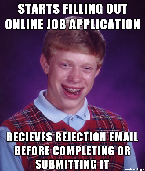 My search for employment continues - Meme Guy
