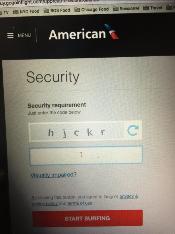 My Security Captcha for My FlightYikes