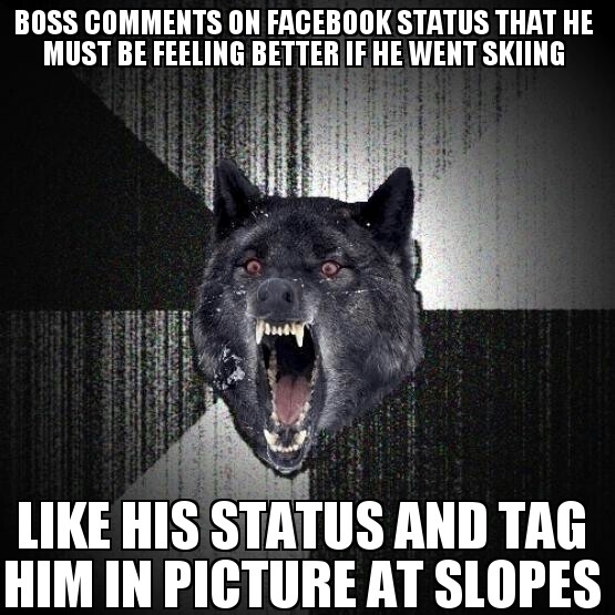 My sick coworker has some serious balls