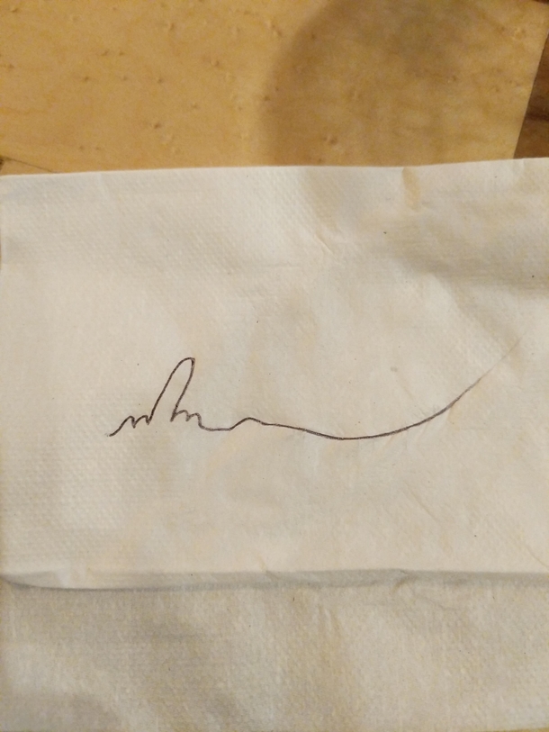 My signature for everything from here on out