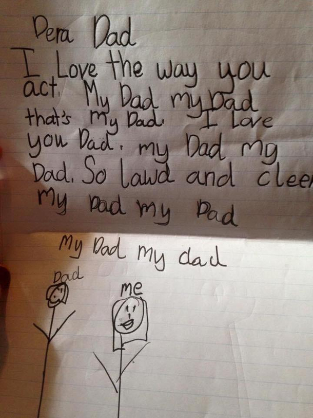 My sister is quite the poet