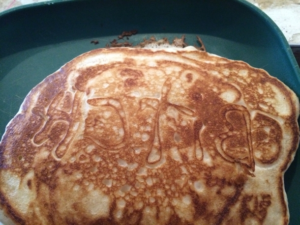 My sister made me pancakes this morningis she trying to tell me something -