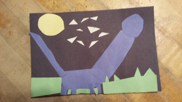 My sister made this dinosaur in her class here is a first look at the elusive E Rectus