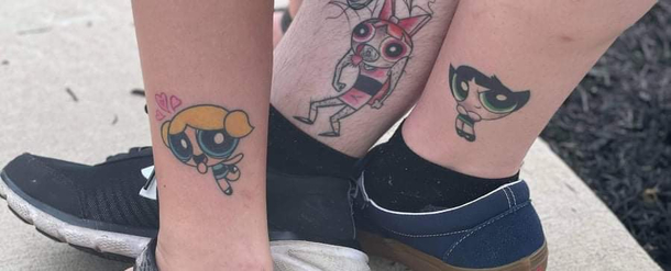 My sisters and I finally got our matching tattoos