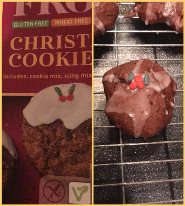 My sisters Christmas cookies Nailed it