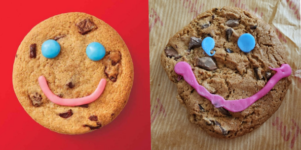 My smile cookie looks like it comes straight from a horror game