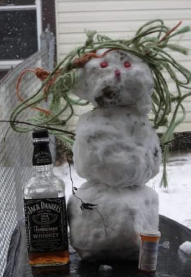 My snowman has problems