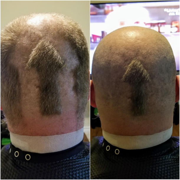 My SO asked for a haircut he is also the one who introduced me to Reddit