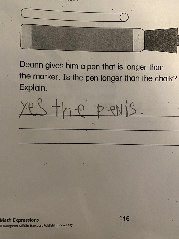 My son knows how to spread out his words