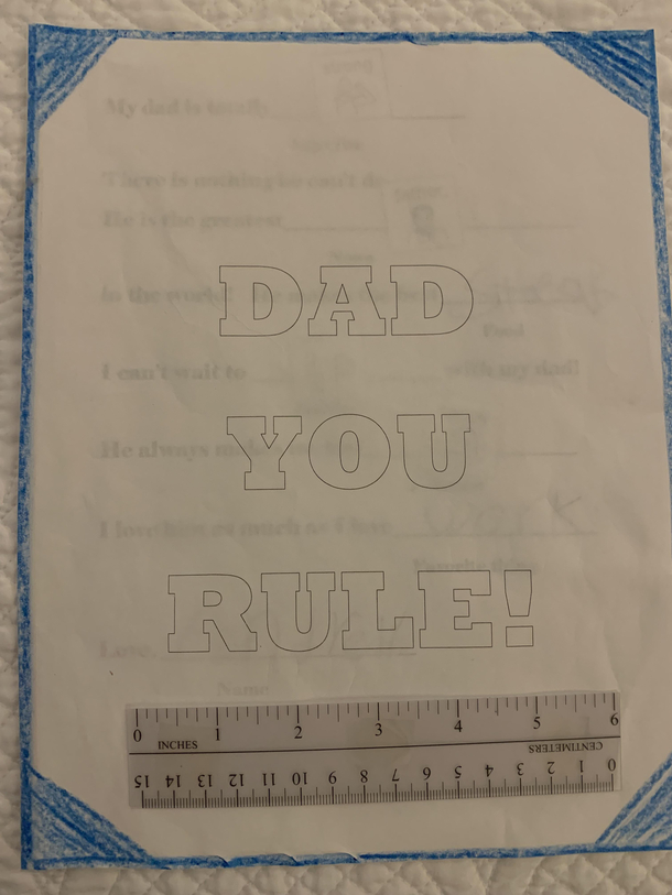 My son made this in st grade  hes  now 