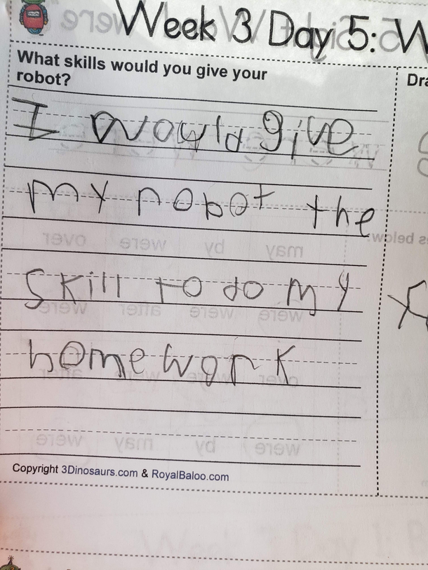 My son might be slacker but he also might be a genius