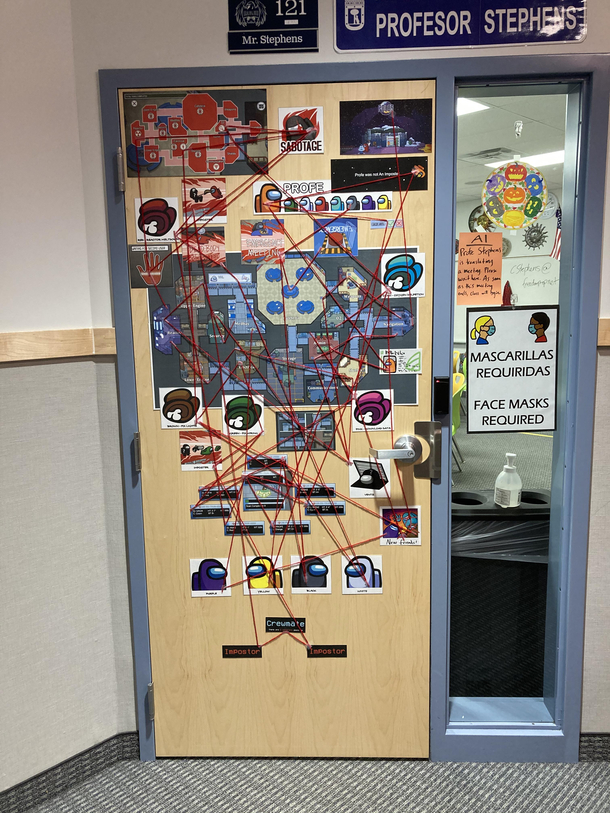 My Spanish teachers door