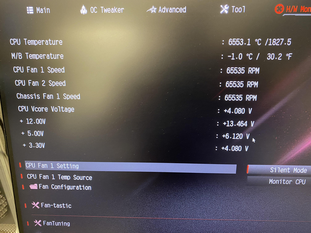 My system is running a little warm