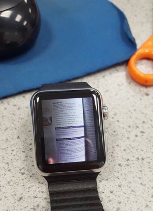 My teacher friend thought a student was checking the time too often during a test