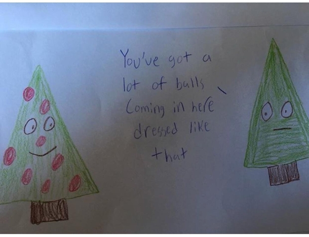 My teacher friend was given this by a student Merry Christmas indeed