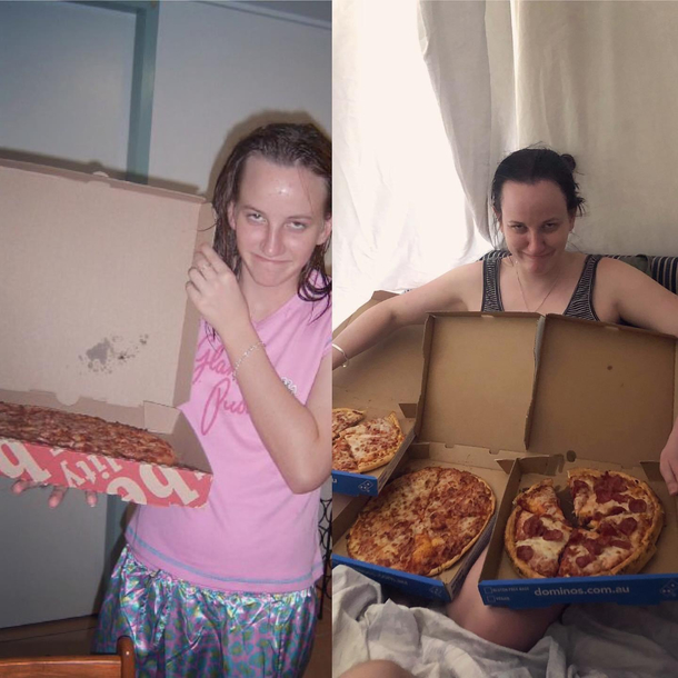 My th birthday VS my th The perks of growing up definitely beat being younger 