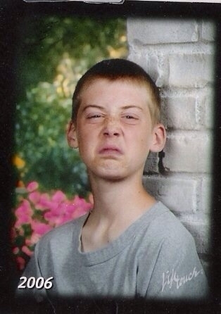 My th grade picture I was having a bad day