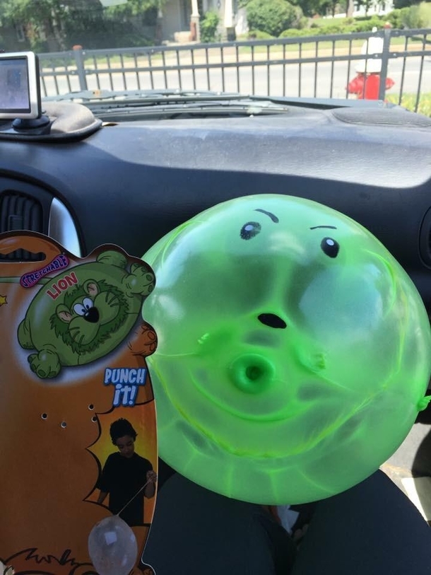 My toddler really wanted this balloon He cried when I blew it up