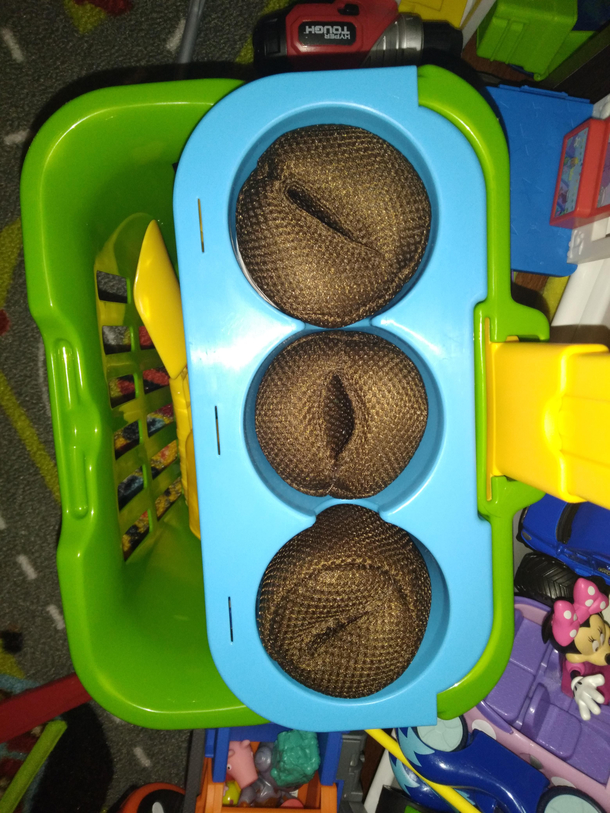 My toddlers gardening set seems a little fishy