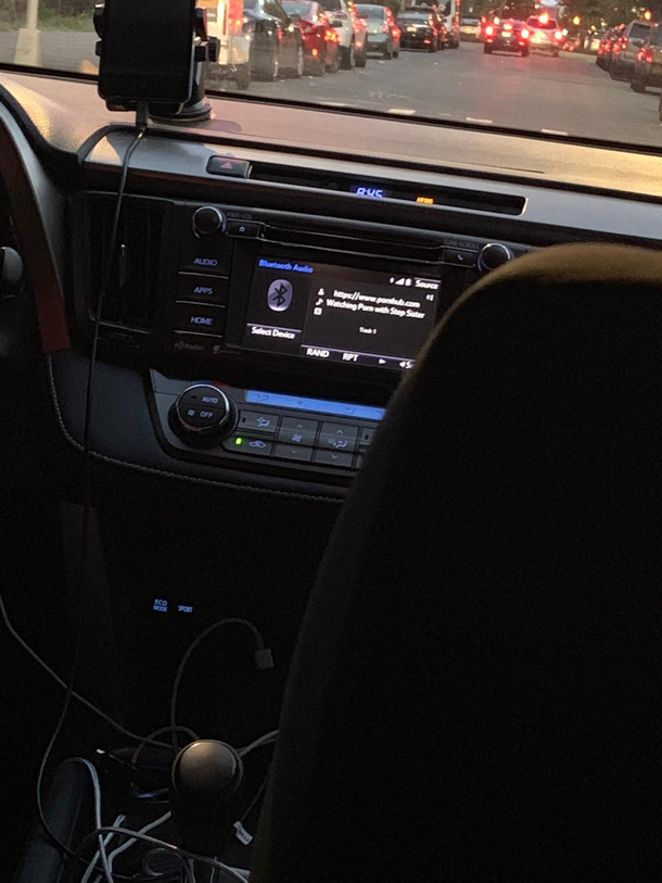 My Uber driver has a weird taste in music
