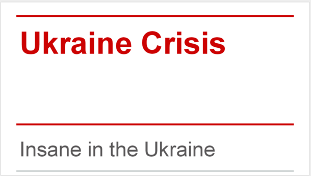 My Ukraine presentation intro