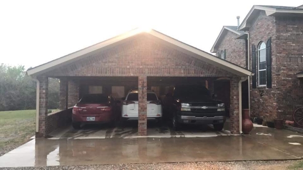 My uncle -  impending hail storm - 