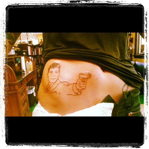 My uncle just gave a girl this tattoo