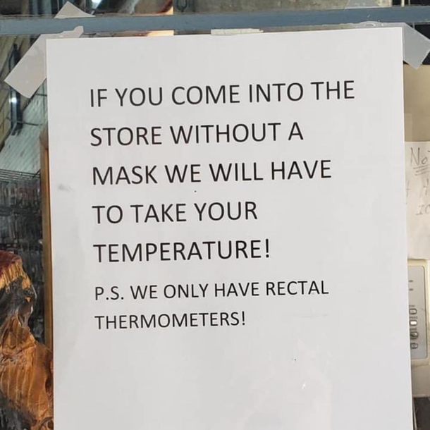 My uncle took this pic at a store in West Texas