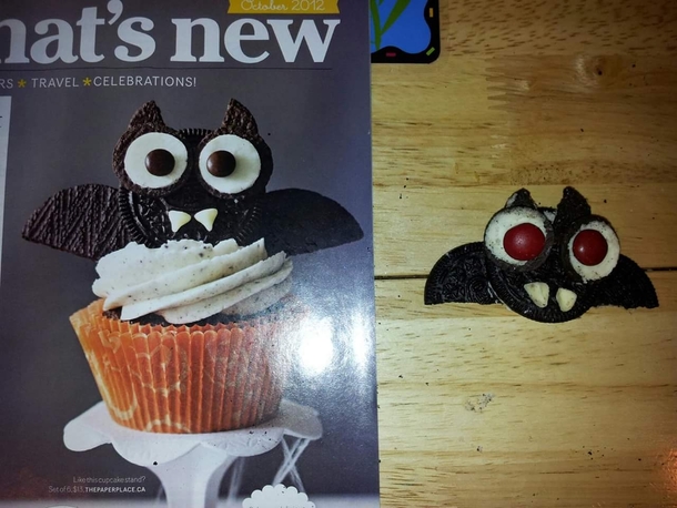 My version looks a little stoned